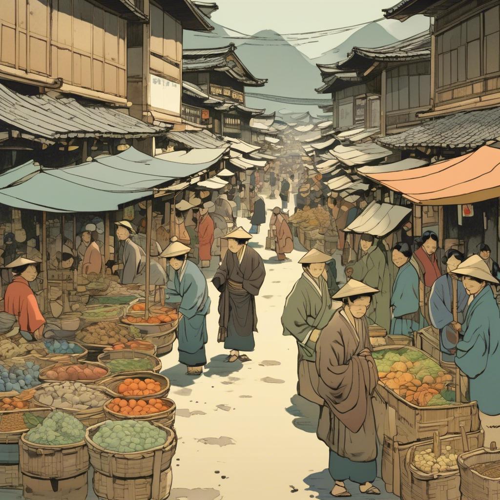 Das Erbe von Hiroshi Yoshida: Markt in Mukden als Meisterwerk der japanischen Kunst