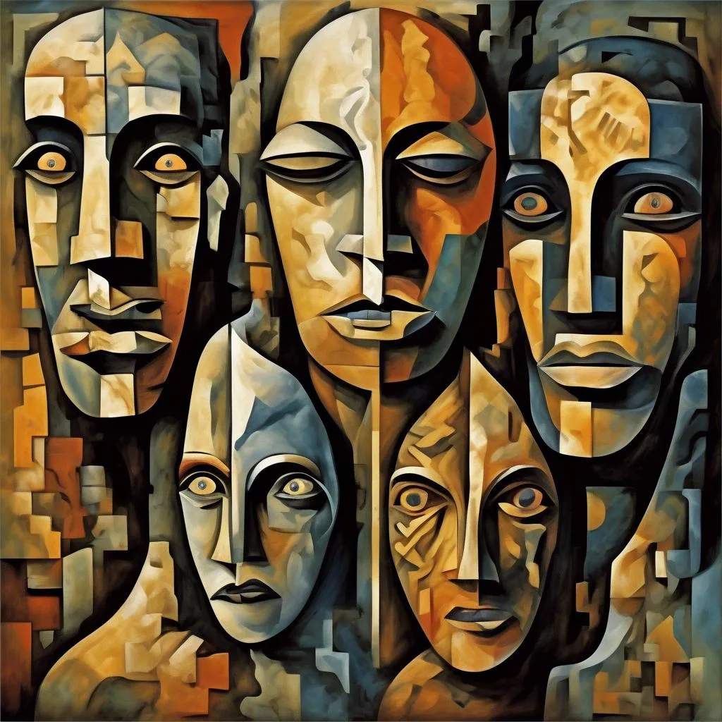 Group to the four faces – Ossip Zadkine