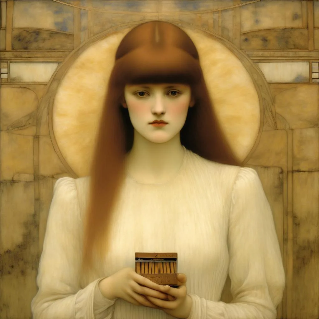 The Cigarette – Fernand Khnopff