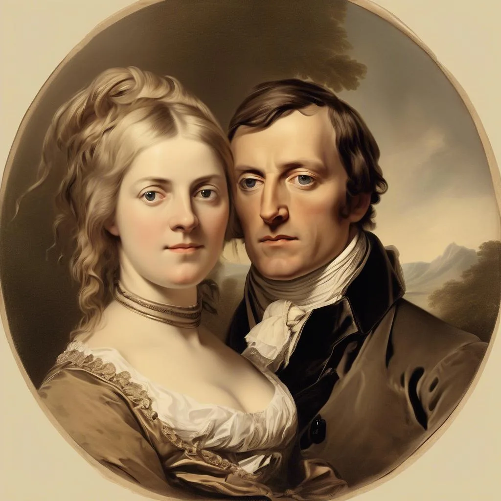 Portrait of R. Ignaz and Johanna Bischof – Friedrich von Amerling